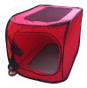 Rectangular Elongated Mesh Canvas Collapsible Outdoor Tent w/ bottle holder